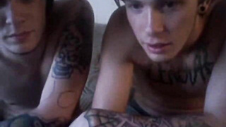 Twink Twins Masturbating on Webcam