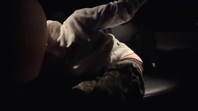 MILF wife confesses in backseat while grinding her huge wet pussy on cock