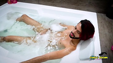 Camilo Brown Caught Playing With a Vibrator In The Jacuzzi What's He Doing?