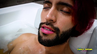 Camilo Brown Caught Playing With a Vibrator In The Jacuzzi What's He Doing?