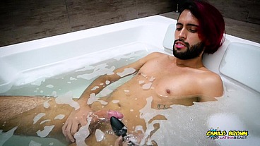 Camilo Brown Caught Playing With a Vibrator In The Jacuzzi What's He Doing?