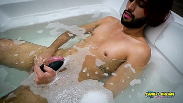 Camilo Brown Caught Playing With a Vibrator In The Jacuzzi What's He Doing?