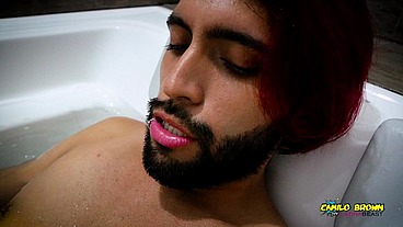 Camilo Brown Caught Playing With a Vibrator In The Jacuzzi What's He Doing?