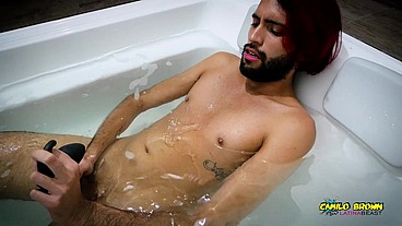 Camilo Brown Caught Playing With a Vibrator In The Jacuzzi What's He Doing?