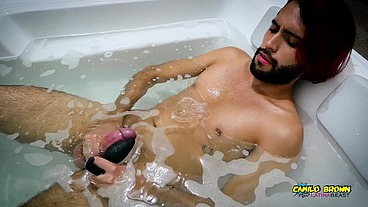 Camilo Brown Caught Playing With a Vibrator In The Jacuzzi What's He Doing?