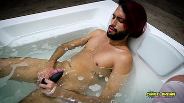 Camilo Brown Caught Playing With a Vibrator In The Jacuzzi What's He Doing?