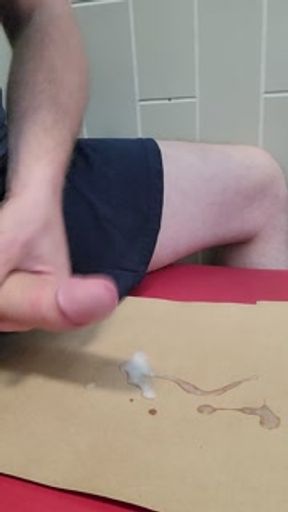 Big cock soft to hard with cumshot.