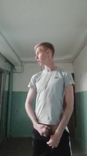 Decided to jerk off at the entrance