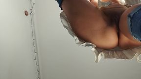 Naughty Sexy MILF Tries on Naked Clothes. Latin Hairy Pussy Tries on Clothes in Bed. Hairy Brunette Pussy, Big Tits,