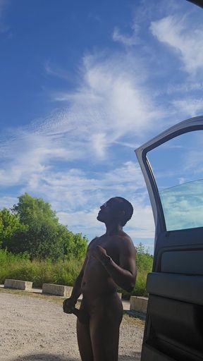 Jerking off in the Park