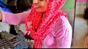 Desi Hindi video Ghar par akeli bhabhi ji ko spit laga kar chod diya clear Hindi voice