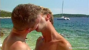 RaunchyTwinks Video: Twinks Ass Fuck Under The Sun