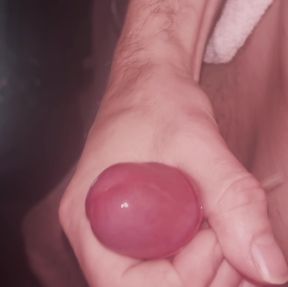 Slow motion, big cum shot