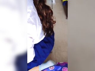The Cuties ALREADY KNOW HOW TO SUCK! This sweetheart looks very innocent in her uniform but she sucks like a PRO! Little Sissy Chibola Gives Her Butt for GRADE and without a condom! She even screams, the bitch!