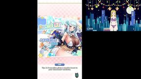 Anime girl with big tits lactating in public locker hentai gaming