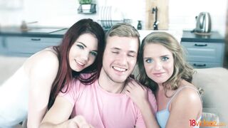 18videoz - Lovenia Lux - Sofi Goldfinger - Fuck-loving teens share cock