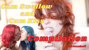 Cum Swallow Compilation - Cedric and Sofi share their favorite cum in mouth moments with cum kisses and swallowing