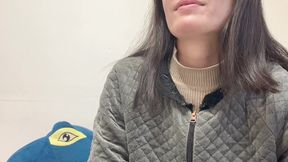 Hana Wear Clothes Then Go to Toilet Piss Water Her Pussy so Dirty