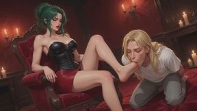 Foot Gagging Stories #1B: Big Feet in Control (Animated)