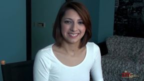 Brunette in interview