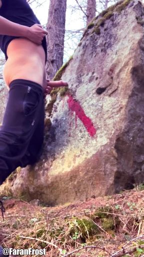 Must-see moment from &quot;I shot multiple loads of cum in the woods! Piss and orgasms. Risk of getting caught!&quot;