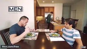 Caught Cheating? Titus Gets Pulled into a Passionate Lock With Ripped Myles – Full Scene