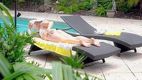 Aj Applegates Oiled-up Booty Shines While She Gets A Bbc