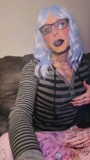 Trans Girl Smoking