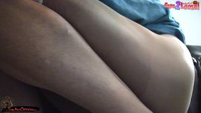 knees touching my ears while my busted asshole gapes in your face pov - ass monkey