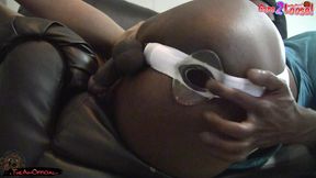 knees touching my ears while my busted asshole gapes in your face pov - ass monkey