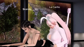 Lesbians Humping