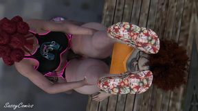 Your Girlfriend Getting Anal Fuckedd by Her Gay Trans Best Friend in the Park