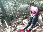 Wanking in the woods - risk of getting caught