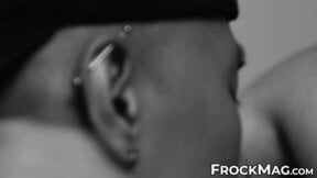Erotic ass fucking and cock sucking by muscular buddies Devin Franco and Caged J