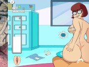Follando a Velma en mi sala