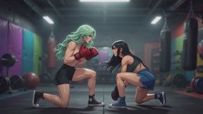 Mixed Boxing Stories #3B: Confession of the Mint Green Dominator in the Ring (Animated)