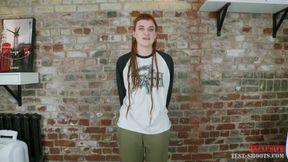 Emo Tattooed Teenager Bryla in Nude Video Casting Interview
