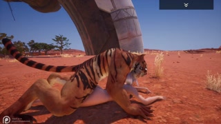 WILD LIFE / AOI GOES WILD groupen with Wolf, Lion, Tiger and Bull