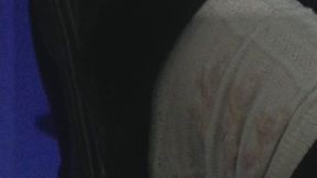 STAGE HAS HER SOCKS STILL ON INSIDE HER PLATFORM SLIPPERS