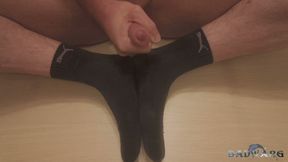 Cum on My Black Socks