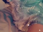 Little cute dress with nipple flash