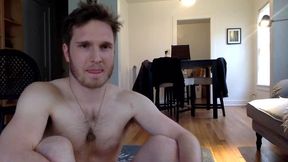 Amreican Hairy Stud Jerk Off a Big Dick