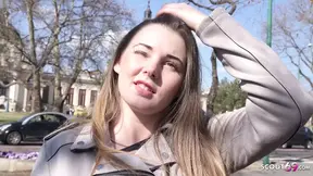 Young German Scout Persuades Curvy Girl Lucie to Model Her Big Tits and Ass