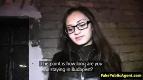 Real euro creampied by fake agent for cash