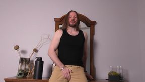 Albino Adonis Humiliates Small Penis Loser Pov