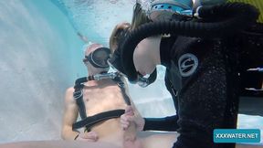 ”Hungarian blonde enjoys big dick in her mouth”