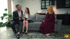 Mature and Young Women Enjoy Intense Threesome with Toys and Passionate Pleasure
