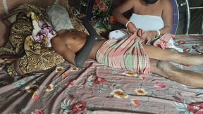 Bed per let kar gand chudai ki