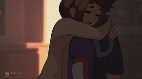 My Hero Academia animated porn - Ochaco fucking with Deku
