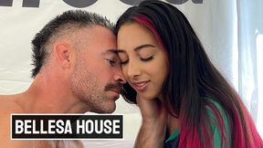 Looking-good Charles Dera and Kiarra Kai - sidefuck movie - Bellesa Films